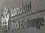 The London Stock Exchange is seen during the morning rush hour in the City of London